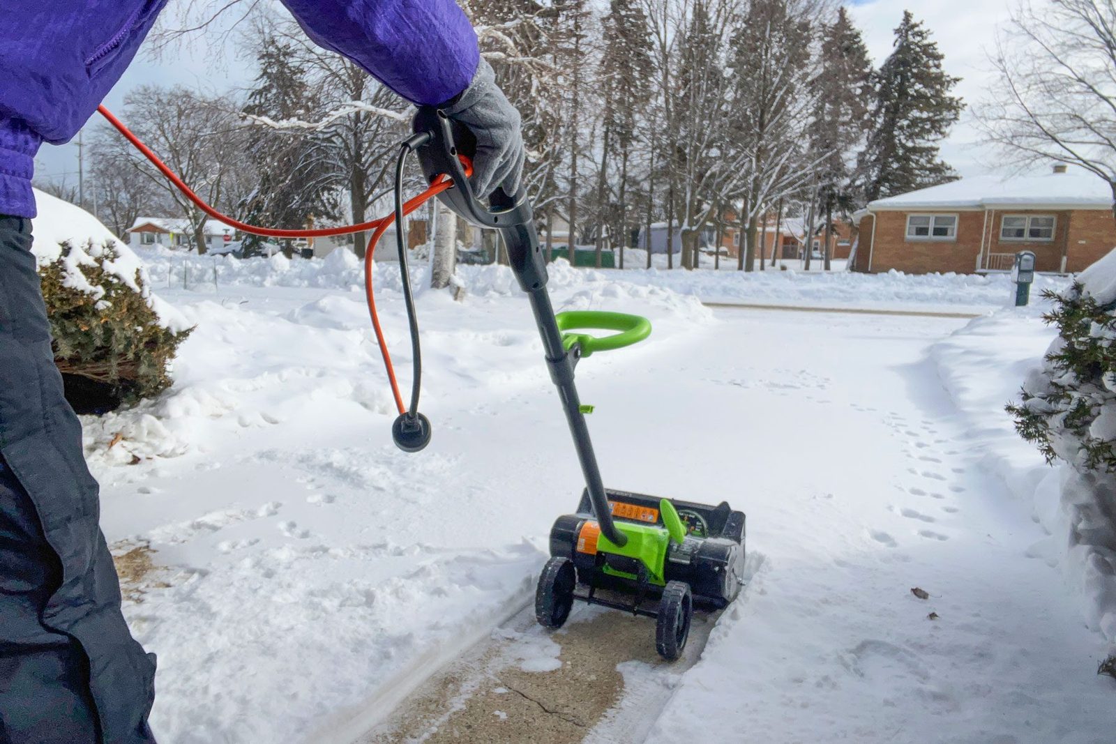 We Tried the Earthwise Electric Snow Shovel for Two Years—Here's How It Held Up